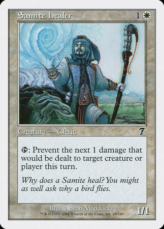 Samite Healer [Seventh Edition] | Exor Games Bridgewater