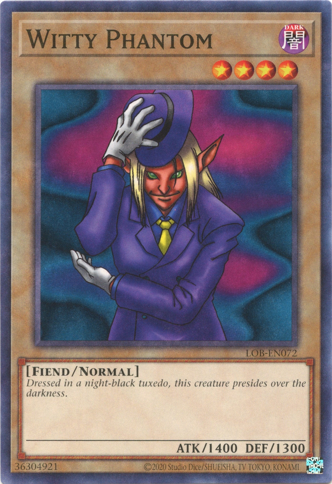 Witty Phantom (25th Anniversary) [LOB-EN072] Common | Exor Games Bridgewater