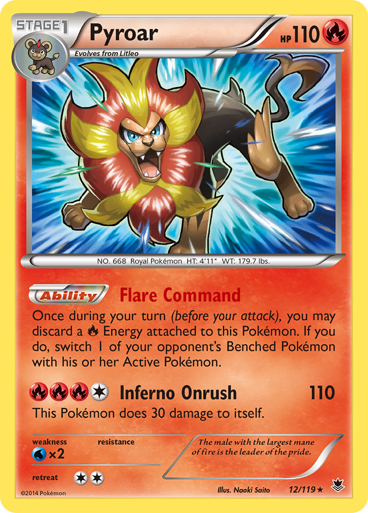 Pyroar (12/119) [XY: Phantom Forces] | Exor Games Bridgewater