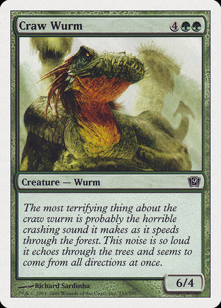 Craw Wurm [Ninth Edition] | Exor Games Bridgewater