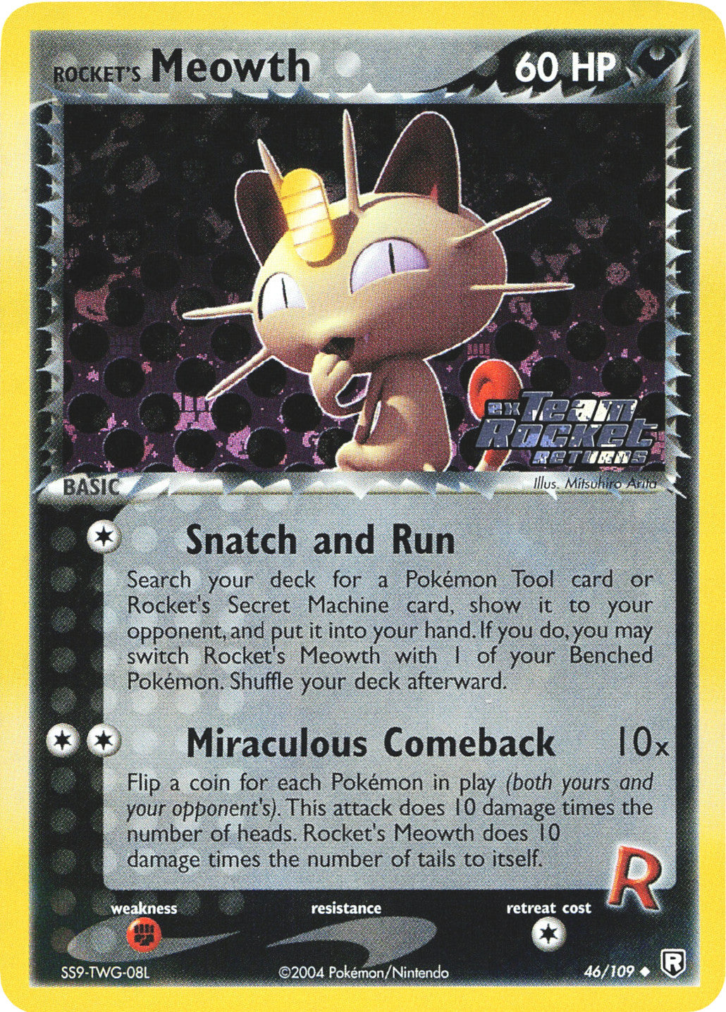 Rocket's Meowth (46/109) (Stamped) [EX: Team Rocket Returns] | Exor Games Bridgewater