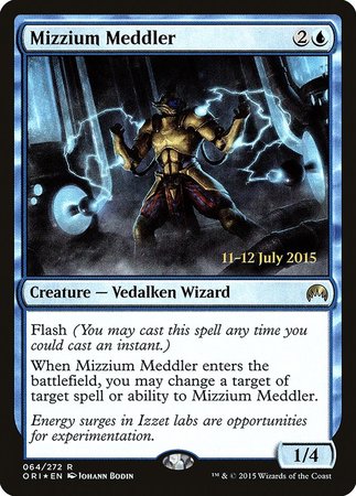 Mizzium Meddler [Magic Origins Promos] | Exor Games Bridgewater