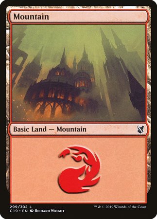 Mountain (299) [Commander 2019] | Exor Games Bridgewater