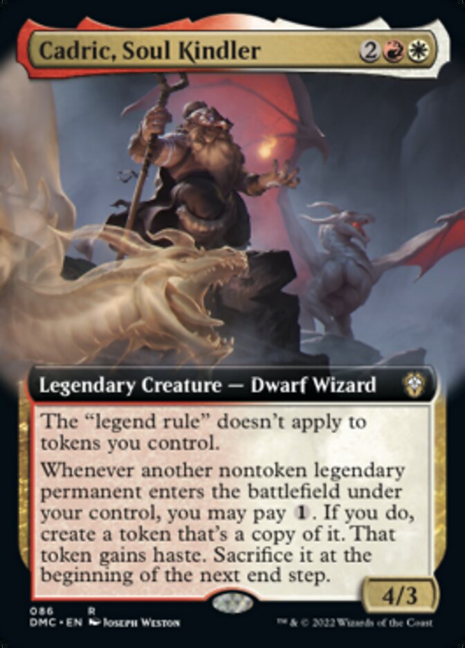 Cadric, Soul Kindler (Extended Art) [Dominaria United Commander] | Exor Games Bridgewater