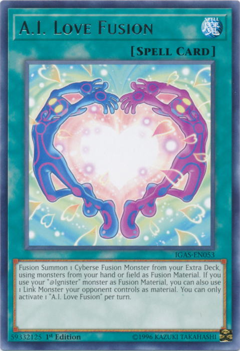 A.I. Love Fusion [IGAS-EN053] Rare | Exor Games Bridgewater