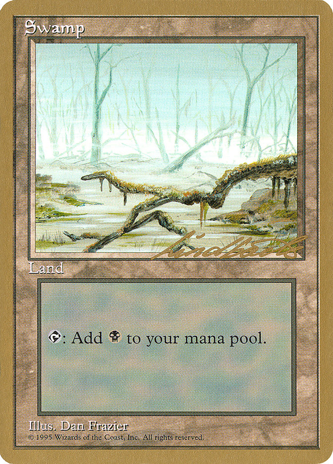 Swamp (ll372) (Leon Lindback) [Pro Tour Collector Set] | Exor Games Bridgewater