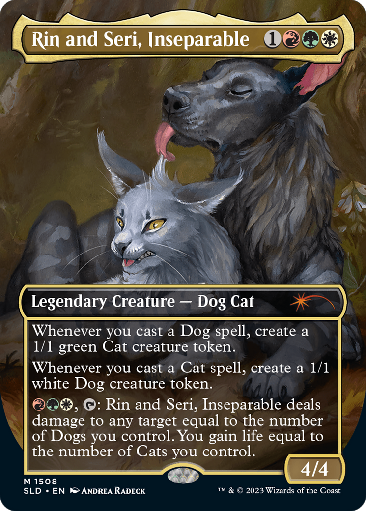 Rin and Seri, Inseparable (1508) // Rin and Seri, Inseparable [Secret Lair Commander Deck: Raining Cats and Dogs] | Exor Games Bridgewater