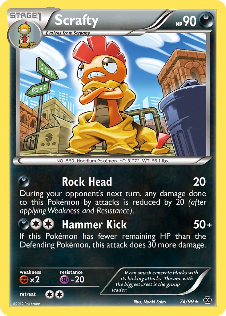 Scrafty (74/99) (Theme Deck Exclusive) [Black & White: Next Destinies] | Exor Games Bridgewater