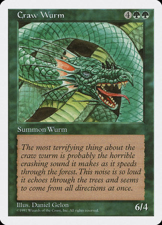 Craw Wurm [Fifth Edition] | Exor Games Bridgewater