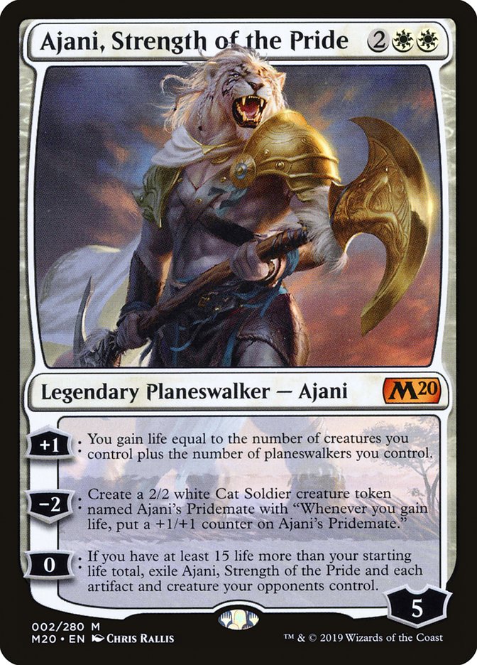 Ajani, Strength of the Pride [Core Set 2020] | Exor Games Bridgewater