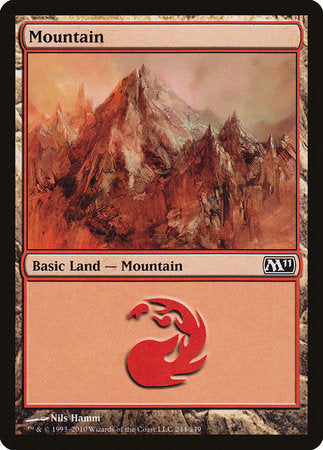Mountain (244) [Magic 2011] | Exor Games Bridgewater