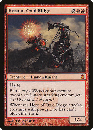 Hero of Oxid Ridge [Mirrodin Besieged] | Exor Games Bridgewater