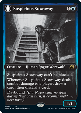 Suspicious Stowaway // Seafaring Werewolf [Innistrad: Double Feature] | Exor Games Bridgewater