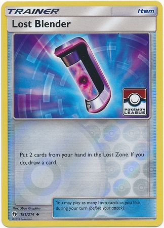 Lost Blender (181/214) (League Promo) [Sun & Moon: Lost Thunder] | Exor Games Bridgewater