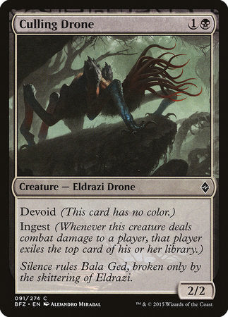 Culling Drone [Battle for Zendikar] | Exor Games Bridgewater