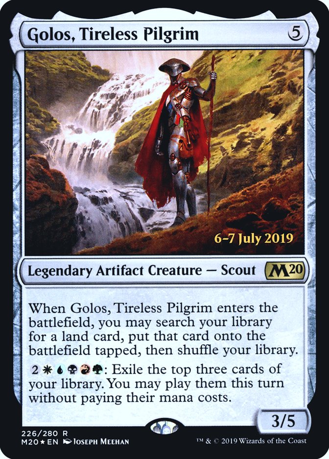 Golos, Tireless Pilgrim  [Core Set 2020 Prerelease Promos] | Exor Games Bridgewater