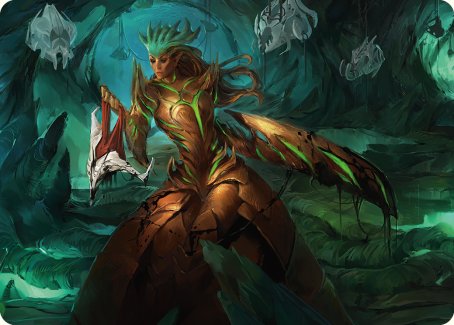 Glissa Sunslayer Art Card [Phyrexia: All Will Be One Art Series] | Exor Games Bridgewater