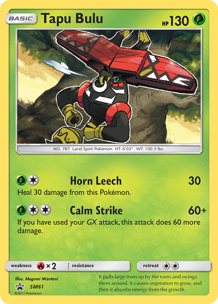 Tapu Bulu (SM61) [Sun & Moon: Black Star Promos] | Exor Games Bridgewater