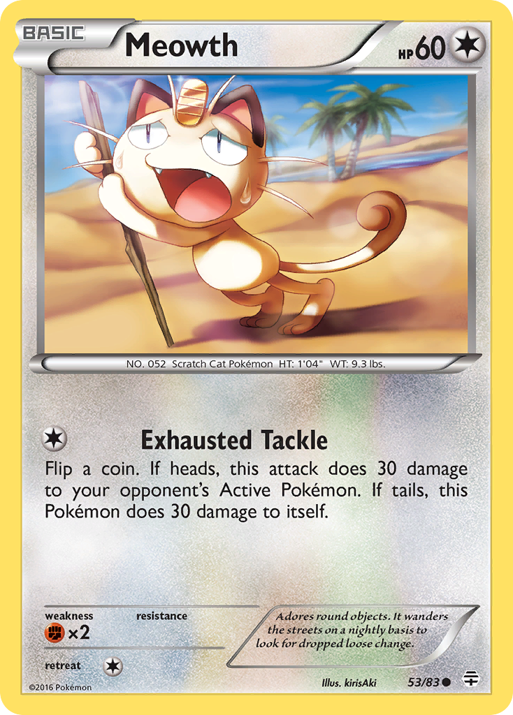 Meowth (53/83) [XY: Generations] | Exor Games Bridgewater