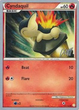 Cyndaquil (61/123) (Reshiphlosion - Christopher Kan) [World Championships 2011] | Exor Games Bridgewater