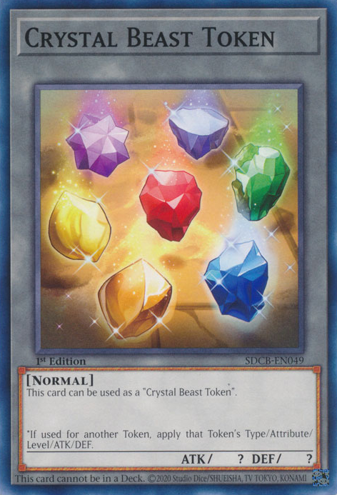 Crystal Beast Token [SDCB-EN049] Common | Exor Games Bridgewater