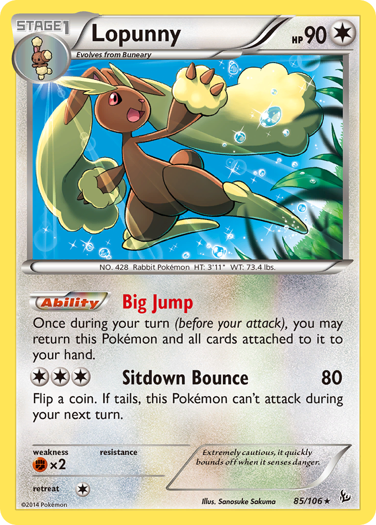 Lopunny (85/106) [XY: Flashfire] | Exor Games Bridgewater