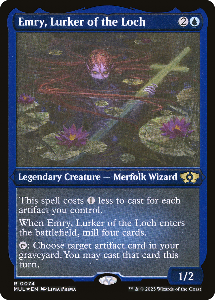 Emry, Lurker of the Loch (Foil Etched) [Multiverse Legends] | Exor Games Bridgewater