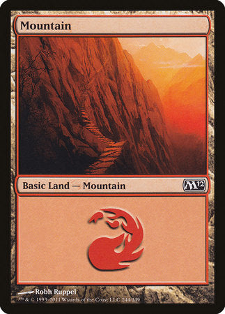 Mountain (244) [Magic 2012] | Exor Games Bridgewater