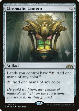 Chromatic Lantern [Guilds of Ravnica Promos] | Exor Games Bridgewater