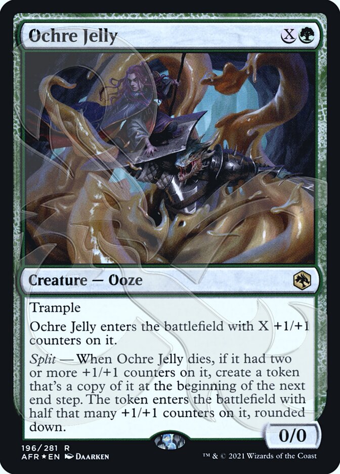 Ochre Jelly (Ampersand Promo) [Dungeons & Dragons: Adventures in the Forgotten Realms Promos] | Exor Games Bridgewater