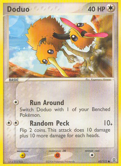 Doduo (62/112) [EX: FireRed & LeafGreen] | Exor Games Bridgewater