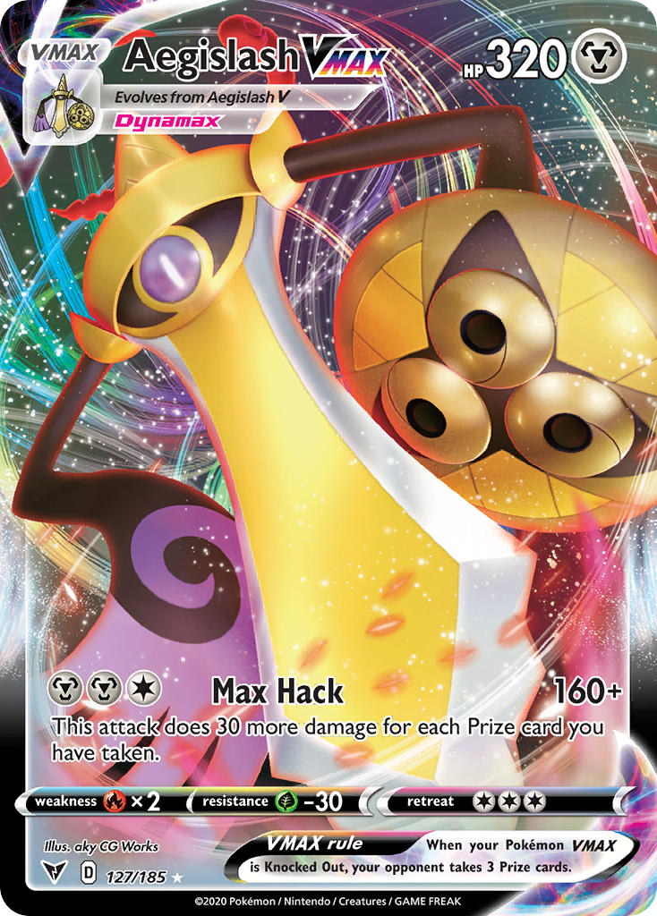 Aegislash VMAX (127/185) [Sword & Shield: Vivid Voltage] | Exor Games Bridgewater