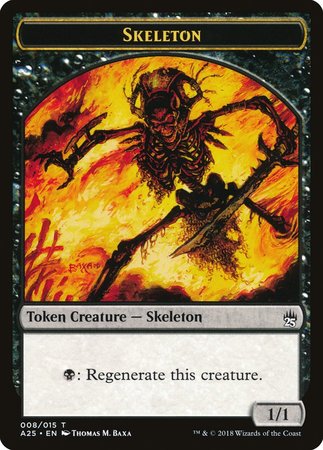 Skeleton Token (008) [Masters 25 Tokens] | Exor Games Bridgewater