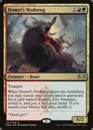 Domri's Nodorog [Ravnica Allegiance] | Exor Games Bridgewater