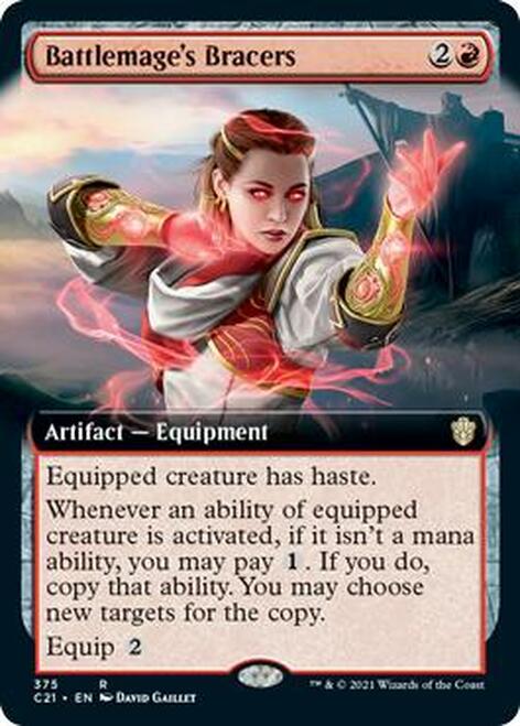 Battlemage's Bracers (Extended) [Commander 2021] | Exor Games Bridgewater