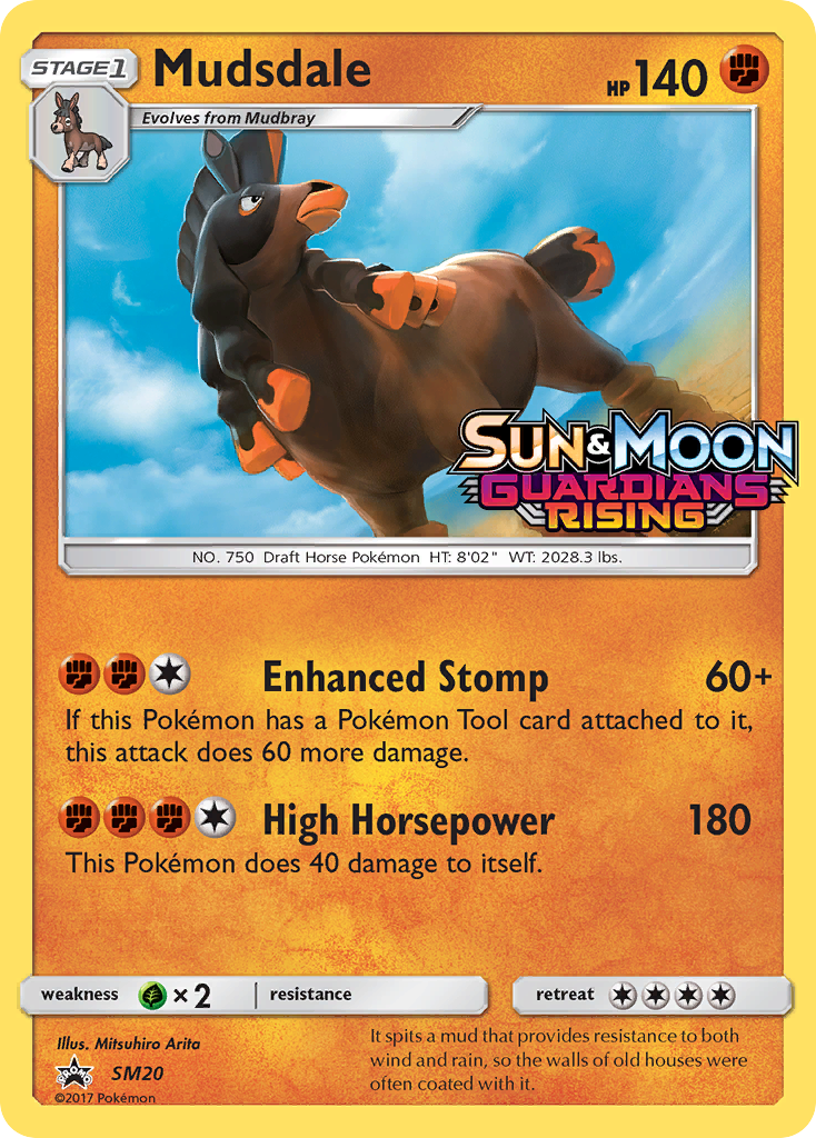 Mudsdale (SM20) [Sun & Moon: Black Star Promos] | Exor Games Bridgewater