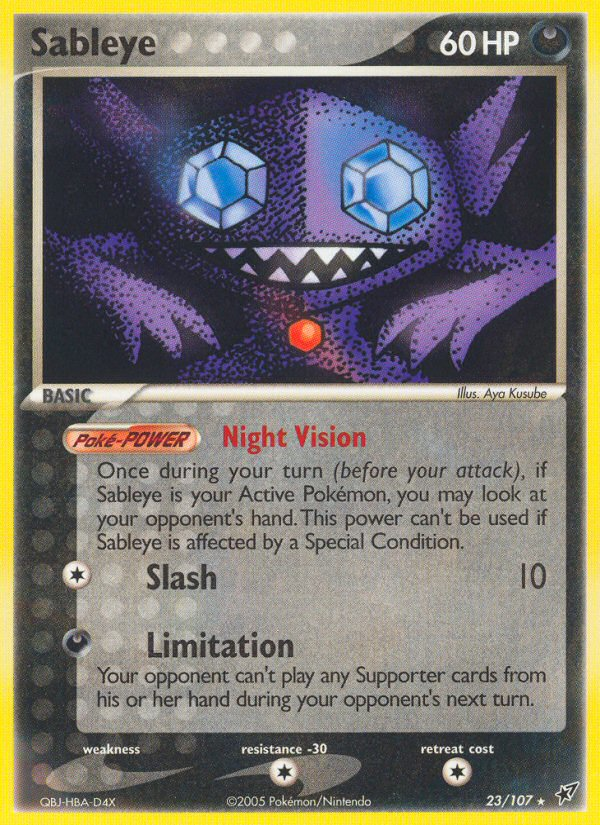 Sableye (23/107) [EX: Deoxys] | Exor Games Bridgewater