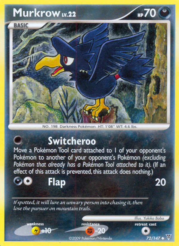 Murkrow (72/147) [Platinum: Supreme Victors] | Exor Games Bridgewater