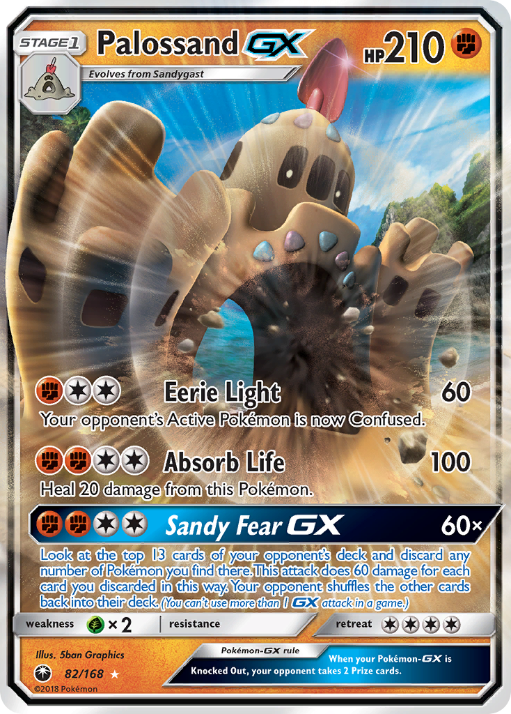 Palossand GX (82/168) [Sun & Moon: Celestial Storm] | Exor Games Bridgewater