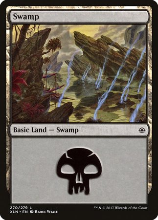 Swamp (270) [Ixalan] | Exor Games Bridgewater