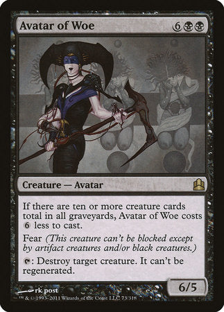 Avatar of Woe [Commander 2011] | Exor Games Bridgewater