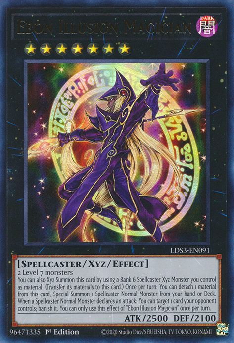 Ebon Illusion Magician [LDS3-EN091] Ultra Rare | Exor Games Bridgewater