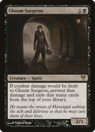 Gloom Surgeon [Avacyn Restored] | Exor Games Bridgewater