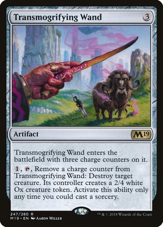 Transmogrifying Wand [Core Set 2019] | Exor Games Bridgewater