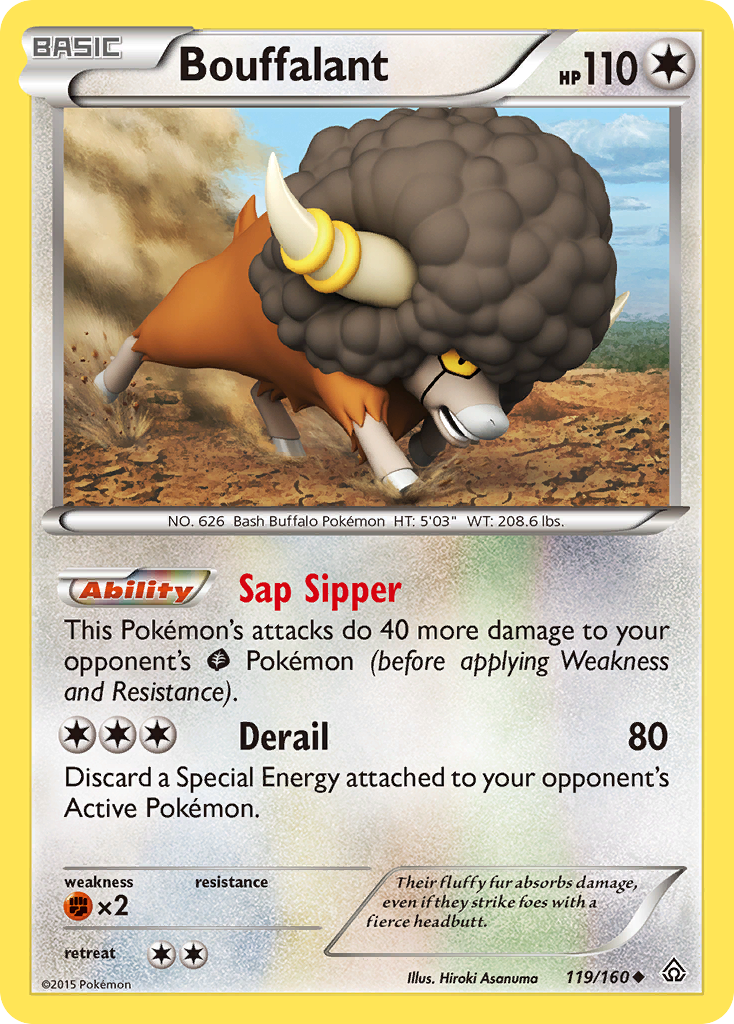 Bouffalant (119/160) [XY: Primal Clash] | Exor Games Bridgewater