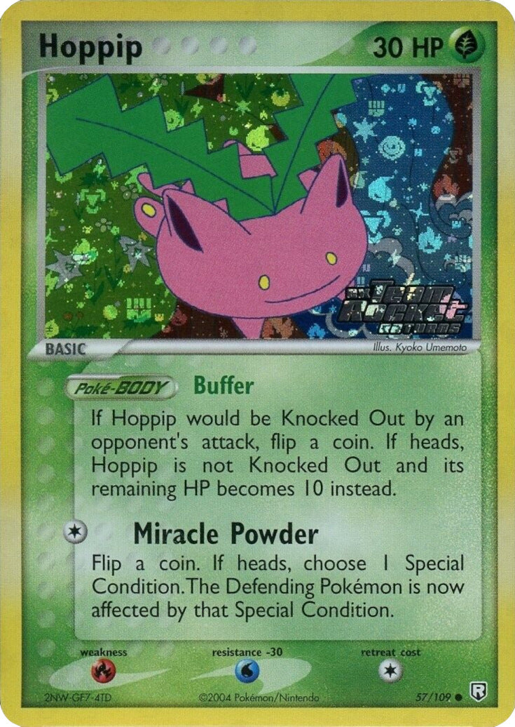 Hoppip (57/109) (Stamped) [EX: Team Rocket Returns] | Exor Games Bridgewater