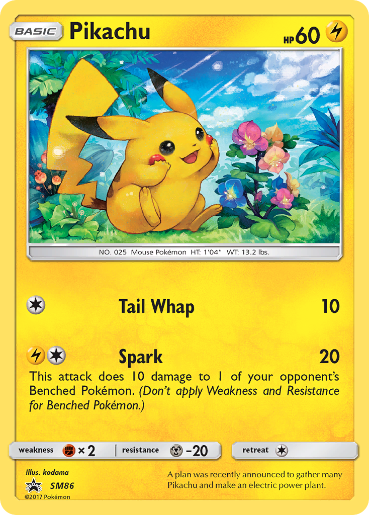 Pikachu (SM86) [Sun & Moon: Black Star Promos] | Exor Games Bridgewater