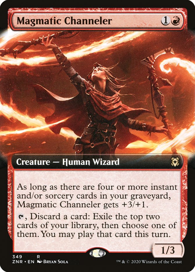 Magmatic Channeler (Extended Art) [Zendikar Rising] | Exor Games Bridgewater