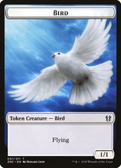 Bird // Kor Ally Double-sided Token [Zendikar Rising Commander Tokens] | Exor Games Bridgewater