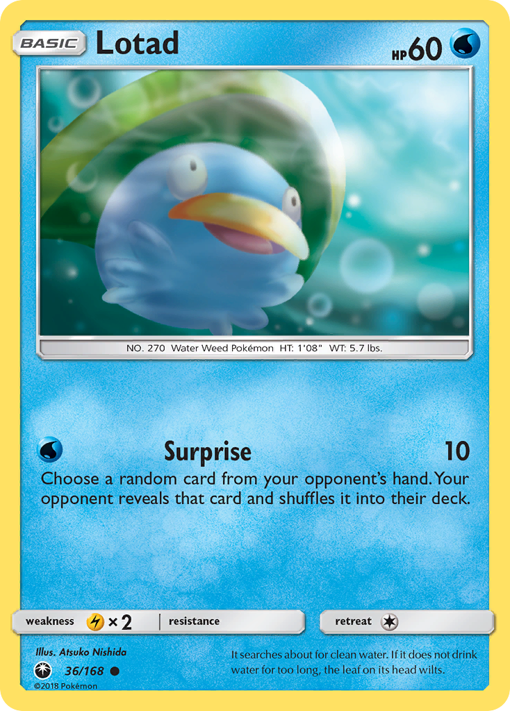 Lotad (36/168) [Sun & Moon: Celestial Storm] | Exor Games Bridgewater